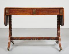 Brass Inlaid Rosewood Sofa Table - 2517527