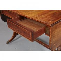 Brass Inlaid Rosewood Sofa Table - 2517539