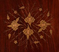 Brass Inlaid Teak Anglo Indian Table - 4446855