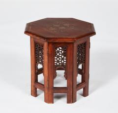 Brass Inlaid Teak Anglo Indian Table - 4446859