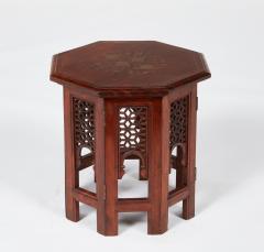 Brass Inlaid Teak Anglo Indian Table - 4446861