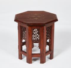 Brass Inlaid Teak Anglo Indian Table - 4446862
