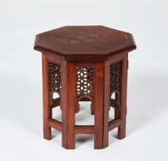 Brass Inlaid Teak Anglo Indian Table - 4446863