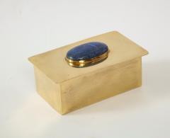 Brass Keepsake Box with Lapis - 1831106