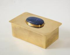 Brass Keepsake Box with Lapis - 1831107