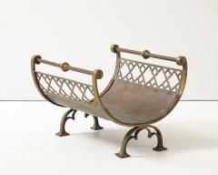 Brass Latice Fireplace Log Holder - 4337475