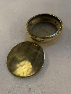 Brass Lidded Box Mid Century Modern - 4518626