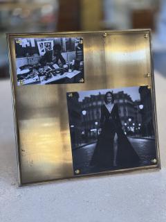 Brass Magnetic Photo Frame with Decorative Studs - 4498707