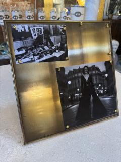 Brass Magnetic Photo Frame with Decorative Studs - 4498711