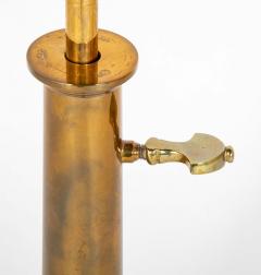 Brass Marble Top Table with Pierced Gallery - 4002607