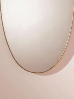 Brass Mirror Polished Brass Frame and Mirrored Glass Italian Manufacture 1960 - 3934308