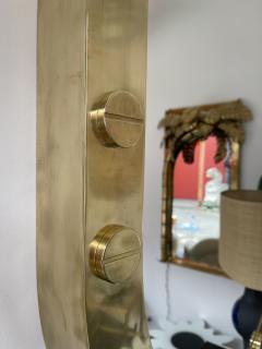 Brass Mirror Screw Decor Italy 1990s - 2523939