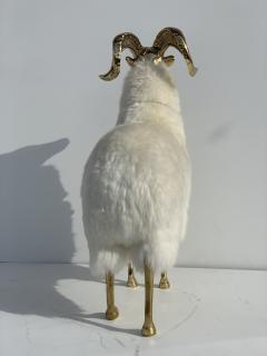 Brass Mountain Sheep Goat or Ram Sculpture - 966162