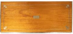 Brass Mounted Mahogany Campaign Chest - 4643506