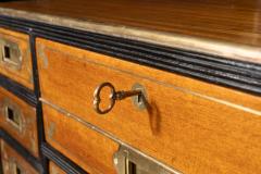 Brass Mounted Mahogany Campaign Chest - 4643514