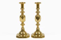 Brass Queen of Diamonds Candlesticks A Pair - 4695353