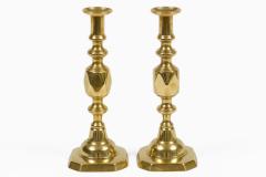 Brass Queen of Diamonds Candlesticks A Pair - 4695355