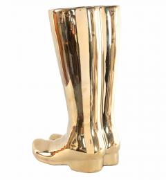 Brass Rainboot Shaped Umbrella Stand - 4195327