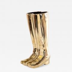 Brass Rainboot Shaped Umbrella Stand - 4211751