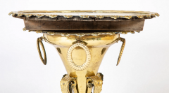 Brass Shell Edge Tray with Matching Brass Base - 3265172