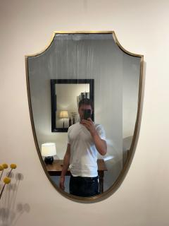 Brass Shield Mirror - 3298084