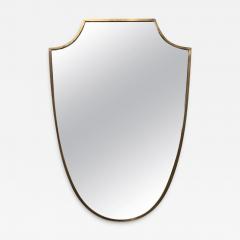 Brass Shield Mirror - 3302155