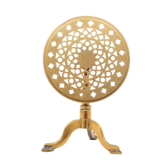 Brass Stand Side Table - 2282558