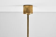 Brass Structured Hanging Lamp with Organic Lacing Sweden 1960s - 4229009