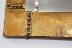 Brass Studded Mirror - 3536915