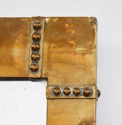 Brass Studded Mirror - 3536916