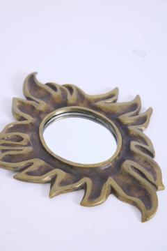 Brass Sunburst Mirror - 4684075