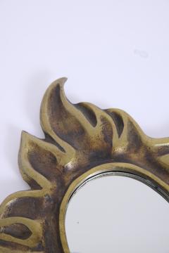 Brass Sunburst Mirror - 4684076