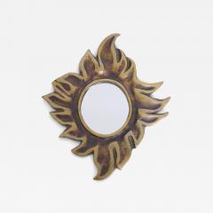 Brass Sunburst Mirror - 4684258