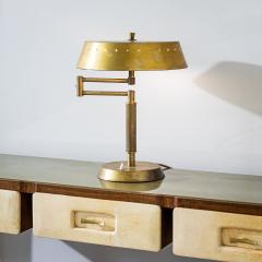 Brass Table Lamp Italian Manufacture 1950s - 4819469
