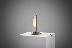 Brass Table Lamp with Opal Glass Shade Europe 20th Century - 4082599