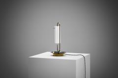Brass Table Lamp with Opal Glass Shade Europe 20th Century - 4082600