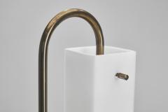 Brass Table Lamp with Opal Glass Shade Europe 20th Century - 4082602