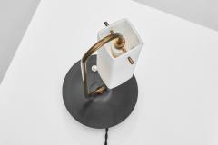Brass Table Lamp with Opal Glass Shade Europe 20th Century - 4082603