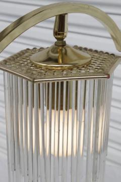 Brass Table Lamps with Cascading Glass Rods by Gaetano Sciolari - 4097853