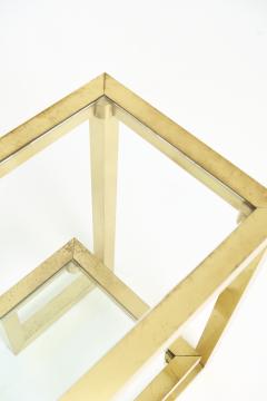 Brass Two Tier Console Table - 4209571