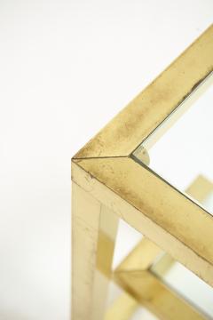 Brass Two Tier Console Table - 4209577