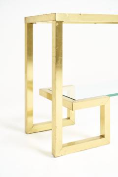 Brass Two Tier Console Table - 4209579