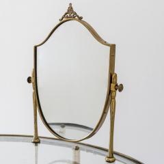 Brass Vanity Table marked Modello Depositato Italy circa 1950s - 3741779