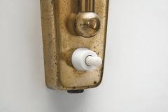 Brass Wall Lamp with Swivel Arm Denmark ca 1940s - 4753954