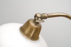 Brass Wall Lamp with Swivel Arm Denmark ca 1940s - 4763910
