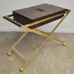 Brass X Base Serving Cart - 441649