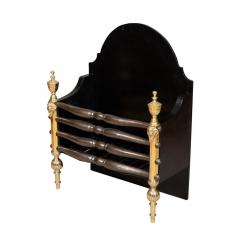 Brass and Cast Iron Fireplace Grate - 4231751