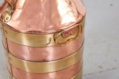 Brass and Copper Milk Can - 2981491