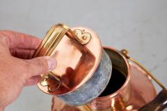 Brass and Copper Milk Can - 2981492