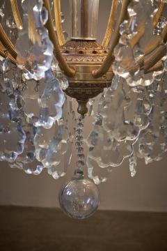 Brass and Crystal Moscow Chandelier 1960s - 4510504
